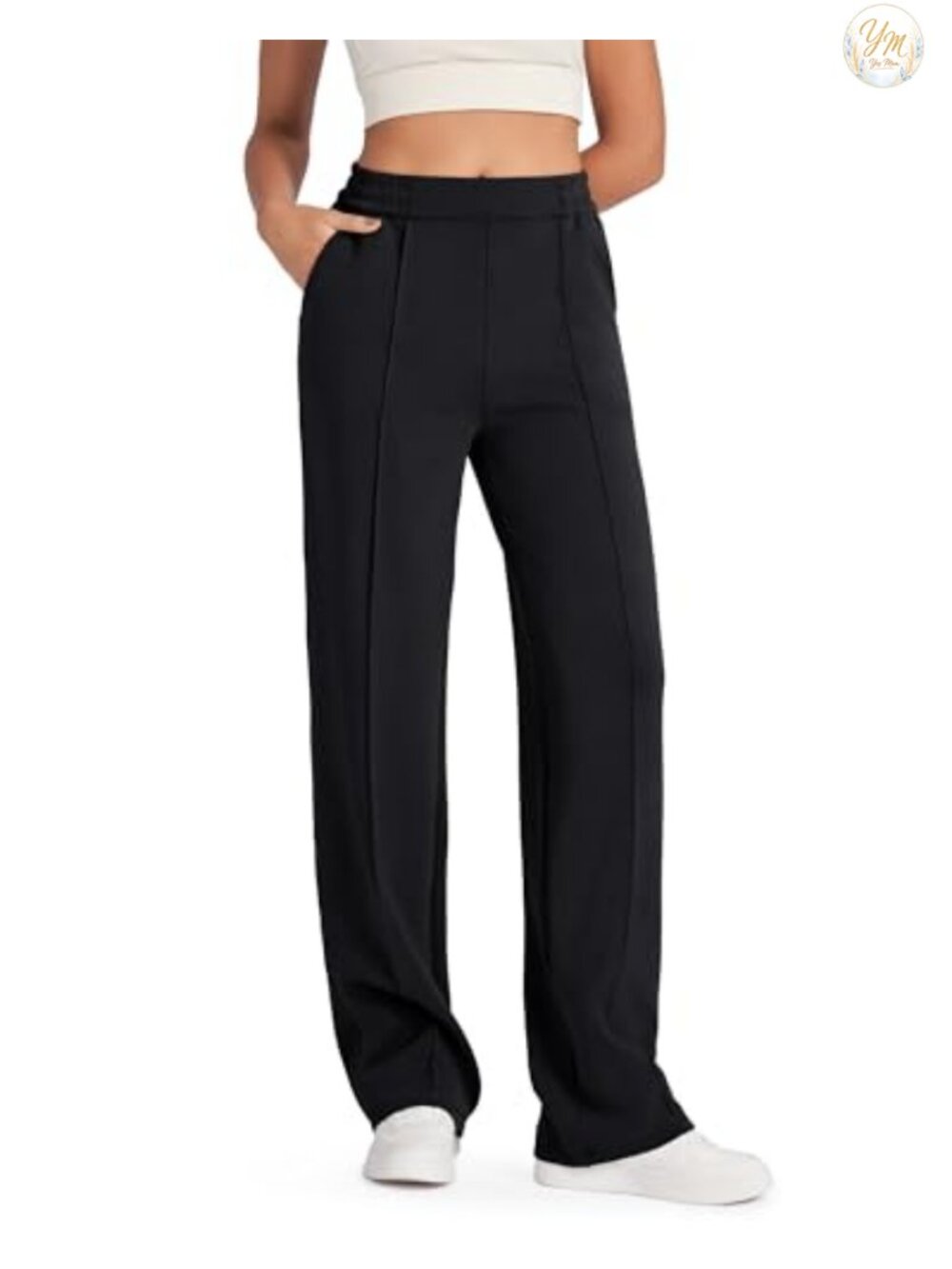 Womens Wide Leg Sweatpants High Waist with Pockets Lounge Pants
